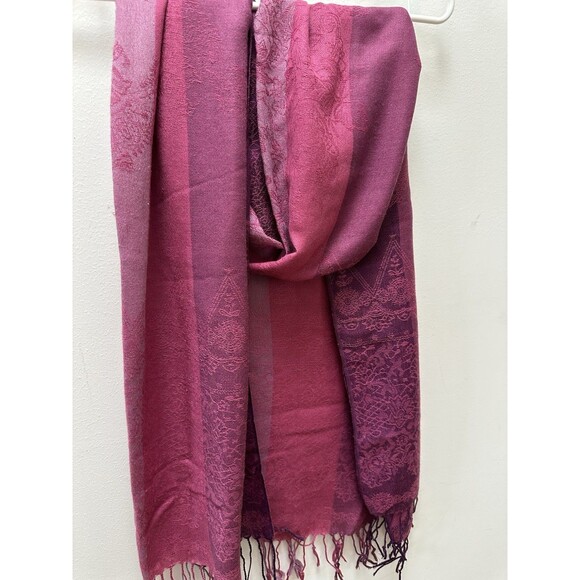 Pashmina Scarf Shawl Wrap 28” X 72” - Picture 2 of 3